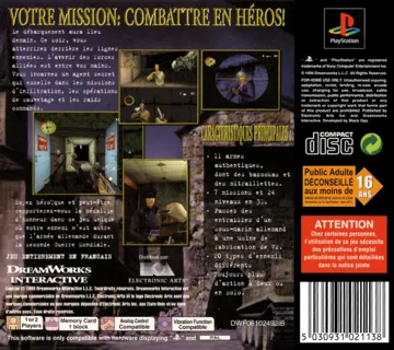 Medal of Honor (US) box cover back